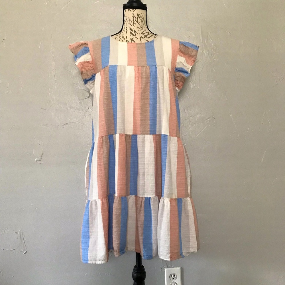 Pretty In Pastel Babydoll Dress